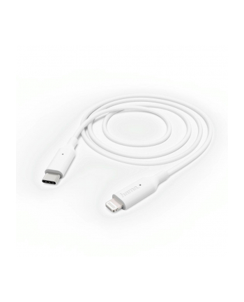 Kabel ładujący USB 2.0 Hama Data Lightning/TYP-C MFI 1m biały