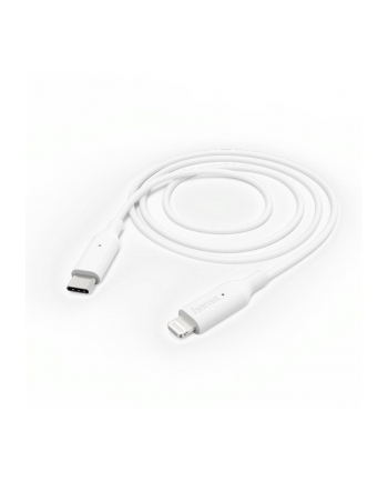 Kabel ładujący USB 2.0 Hama Data Lightning/TYP-C MFI 1m biały