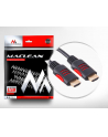 Kabel HDMI Maclean MCTV-813 HDMI 1.4 (M) - HDMI 1.4 (M) 30AWG z filtrami ferrytowymi czarny 3m - nr 1