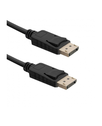 Kabel DisplayPort v1.4 Qoltec męski / DisplayPort v1.4 męski | 1m