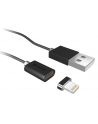 Kabel magnetyczny Tracer USB 2.0 iPhone AM - Lightning 1m czarny - nr 6