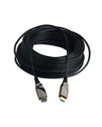 Kabel optyczny HDMI Techly HDMI-HDMI 2.0 M/M Ethernet 3D 4K, 10m, czarny