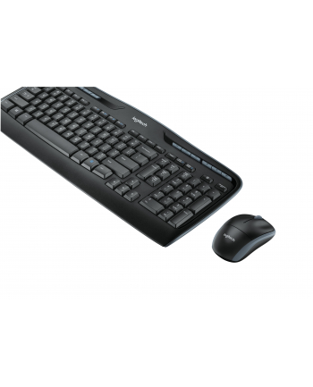 Zestaw bezprzewodowy klawiatura + mysz Logitech MK330 czarny układ niemiecki