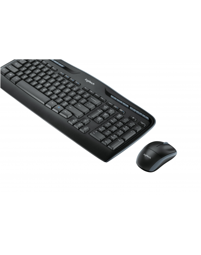 Zestaw bezprzewodowy klawiatura + mysz Logitech MK330 czarny układ niemiecki główny