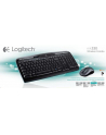 Zestaw bezprzewodowy klawiatura + mysz Logitech MK330 czarny układ niemiecki - nr 17