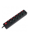 Listwa zasilająca LogiLink LPS233 6 gniazd ON/OFF 1,5m - nr 10
