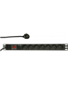 Listwa zasilająca LogiLink do szaf PDU7C01 19'' 16A PDU 7x Schuko 2m czarna - nr 10