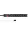 Listwa zasilająca LogiLink do szaf PDU7C01 19'' 16A PDU 7x Schuko 2m czarna - nr 11