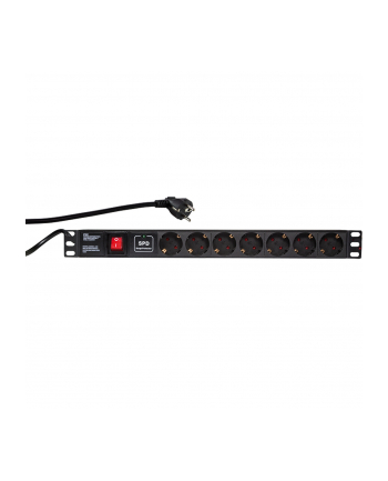 Listwa zasilająca LogiLink do szaf PDU7C01 19'' 16A PDU 7x Schuko 2m czarna