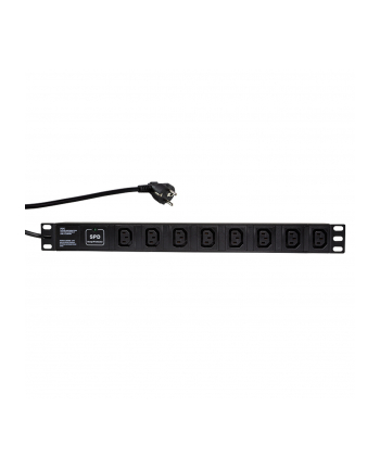 Listwa zasilająca LogiLink do szaf PDU8A01 19'' 16A PDU 8x IEC320 / C13 2m czarna