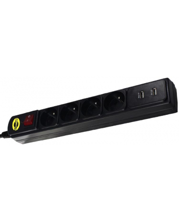 Listwa zasilająca ORVALDI ORV-4PL 2x USB 2.0