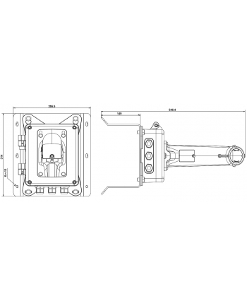 Uchwyt montażowa Do kamer Hikvision DS-1602ZJ-BOX-CORNER
