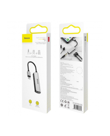 Adapter Baseus CALL52-S1 (Lightning - Jack 3 5 mm  Lightning ; kolor srebrny) nr 2