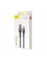 Kabel Baseus cafule CATKLF-PG1 (USB - USB typu C ; 1m; kolor szaro-czarny) - nr 3