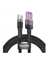 Kabel Baseus cafule CATKLF-PG1 (USB - USB typu C ; 1m; kolor szaro-czarny) - nr 8