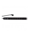 Listwa zasilająca LogiLink do szaf PDU8A01 19'' 16A PDU 8x IEC320 / C13 2m czarna - nr 4
