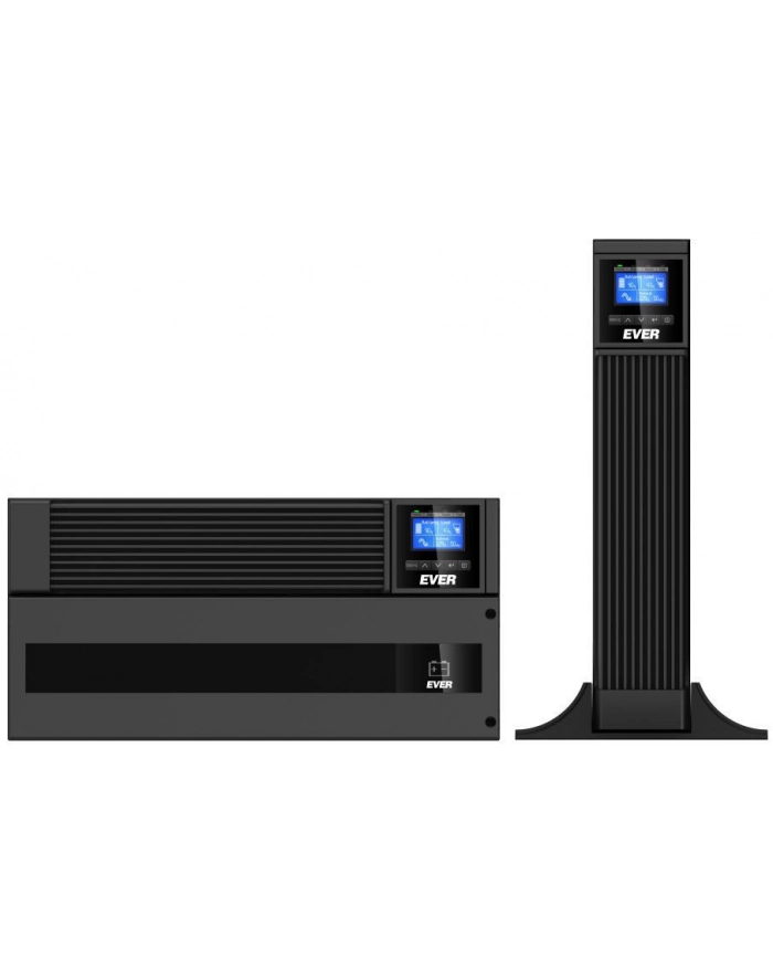 Zasilacz awaryjny UPS Ever Powerline RT PLUS 6000 VA VFI 2xC13 Sin USB RS rack/tower główny