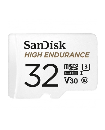 Karta pamięci MicroSDHC SanDisk High Endurance 32GB 100/40 MB/s A1 Class 10 V30 UHS-I U3 + adapter nr 1