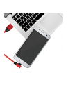 Kabel USB 2.0 LogiLink CU0149 USB A - micro USB B, M/M, kątowy, czerwony 0,3m - nr 10