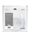 Kabel adapter LogiLink CV0123 Mini DisplayPort 1.2 - HDMI, 4K, biały, 2m - nr 20