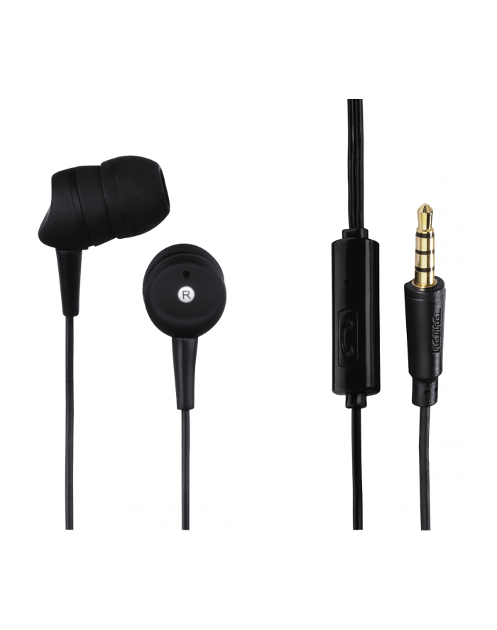 HAMA POLSKA Słuchawki z mikrofonem Hama BASIC4PHONE douszne czarne główny