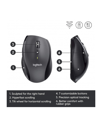 Mysz bezprzewodowa laserowa Logitech M705