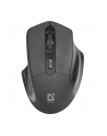 Mysz bezprzewodowa Defender DATUM MB-345 optyczna 1600dpi 4P czarna - nr 1
