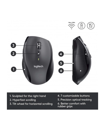 Mysz bezprzewodowa laserowa Logitech M705 nr 1