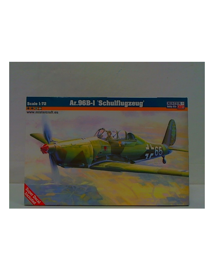 olymp aircraft Model samolotu do sklejania Ar.96 B-1 Schulflugzeug 1:72 D-169 główny