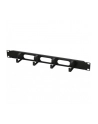 Intellinet Organizer Kabli Intellient Rack 19'' 1U 4x48mm, czarny - nr 2