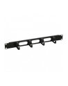 Intellinet Organizer Kabli Intellient Rack 19'' 1U 4x48mm, czarny - nr 5