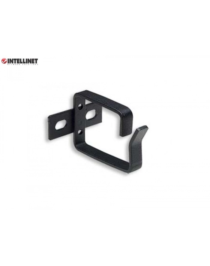 Intellinet Organizer Kabli Intellient Rack 19'' pojedynczy uchwyt, czarny główny