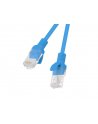 Patchcord Lanberg UTP kat.5e 0,25m niebieski 10-Pack - nr 1