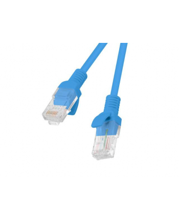 Patchcord Lanberg UTP kat.5e 0,25m niebieski 10-Pack