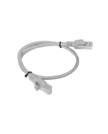 Patchcord Lanberg UTP kat.6 0,5m szary 10-Pack