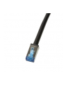 Patchcord LogiLink CQ7033S Cat.6A S/FTP PVC+PE 1m czarny - nr 14