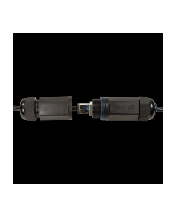 Patchcord LogiLink CQ7033S Cat.6A S/FTP PVC+PE 1m czarny