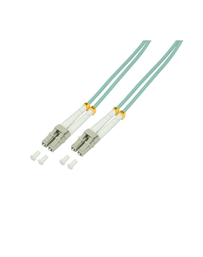 Patchcord Światłowodowy LogiLink OM3 LC-LC 2m 50/125µ duplex główny