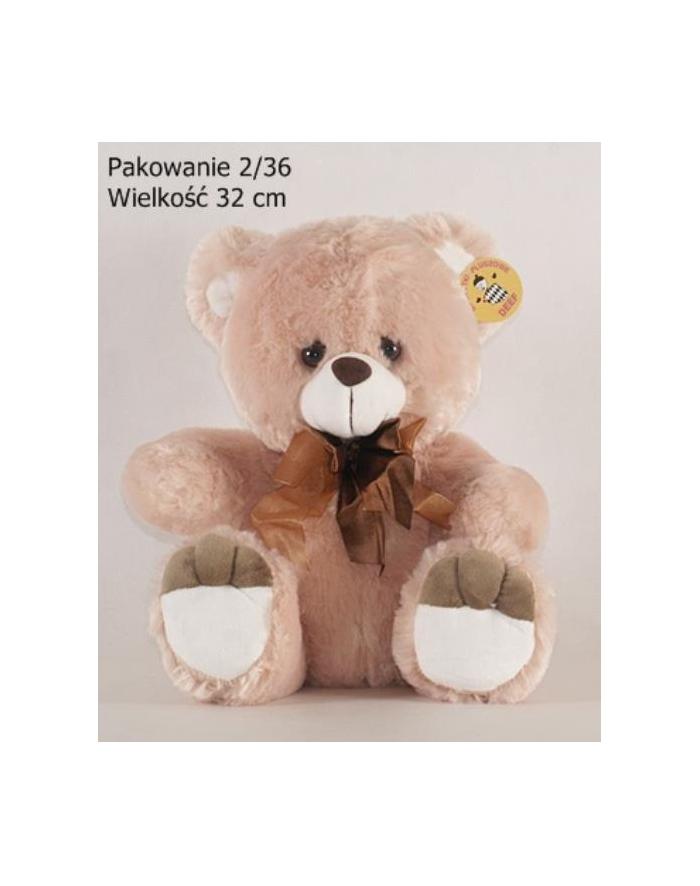 Miś beżowy z brązową kokardką 03447 DEEF główny