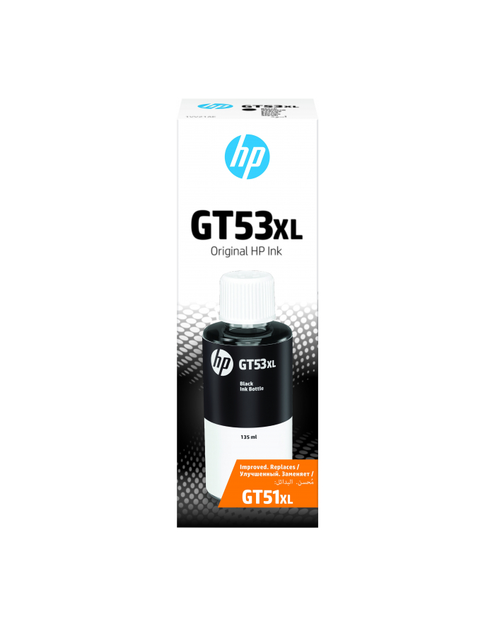 hp inc. Wkład do drukarki atramentowej GT53 Black 135ml 1VV21AE główny