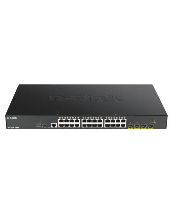 d-link Przełącznik DGS-1250-28XMP Smart 24xGE PoE(370W) 4xSFP+