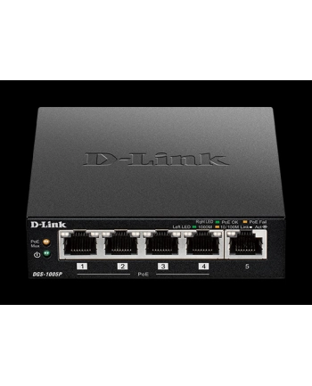 d-link Switch DGS-1005P 5xGbE (4xPoE+ 60W) nr 2