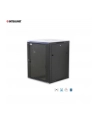 Szafa wisząca, zmontowana Intellinet 6U, 600x450, Rack 19'', szklane drzwi, czarna - nr 1