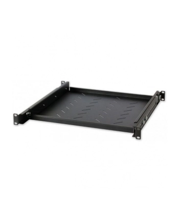 Półka do szafy 19'' Intellinet 415mm 1U wysuwana 430-665m, czarna nr 2