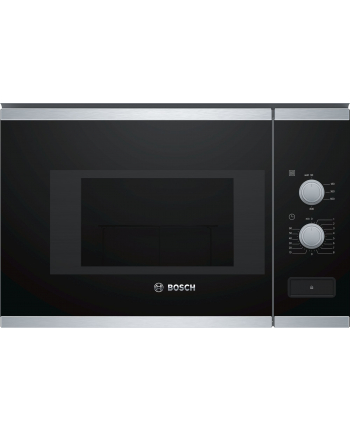 Bosch BFL520MS0 Microwave Oven, Serie 4, Built-in, 800W, 20L, stainless steel
