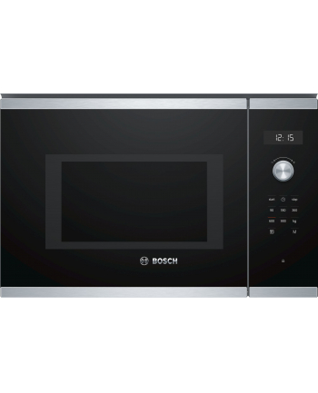 Bosch BFL554MS0 Microwave Oven , Serie 6, Built-in, 900W, 25L, stainless steel