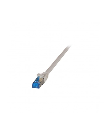 efb elektronik EFB Patch cord S/FTP kat.6A RJ45 TPE SUPERFLEX LSZH 0.5m, na kablu kat.7, szary nr 1