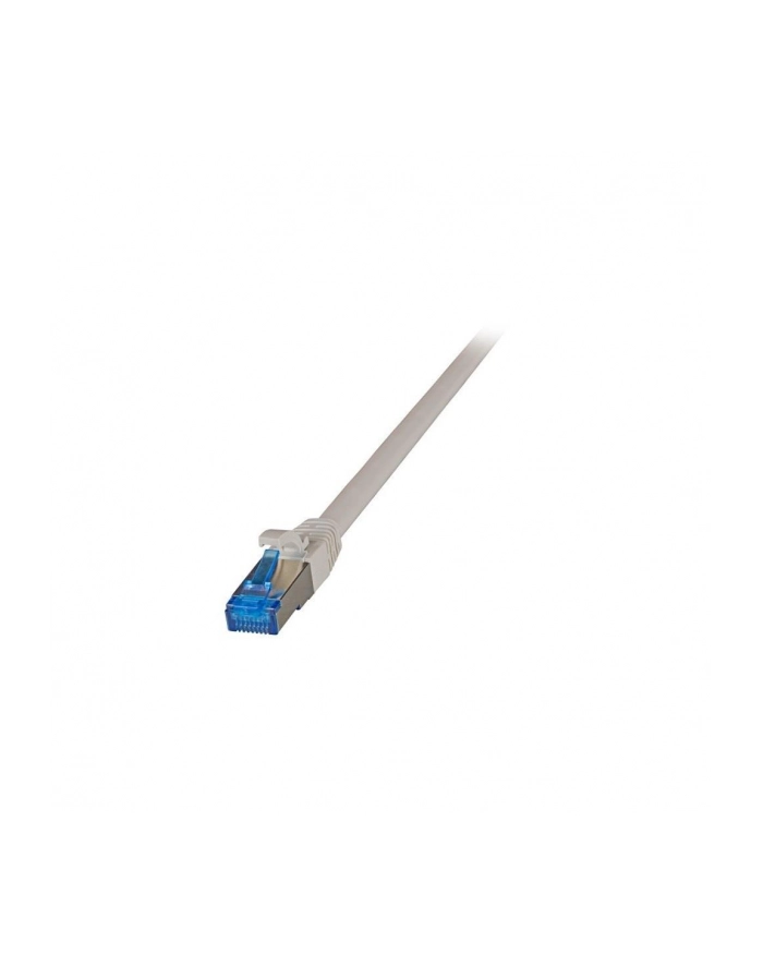 efb elektronik EFB Patch cord S/FTP kat.6A RJ45 TPE SUPERFLEX LSZH 0.5m, na kablu kat.7, szary główny