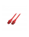 efb elektronik EFB Patch cord S/FTP, kat. 6, LSZH, 1m, miedź, czerwony - nr 9