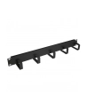 efb elektronik EFB Oganizer kabli do szaf Rack 19'' 1U, 5 uchwytów, metal, czarny - nr 5